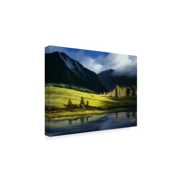 Anthony Casay 'Mountain Scene 5' Canvas Art,35x47